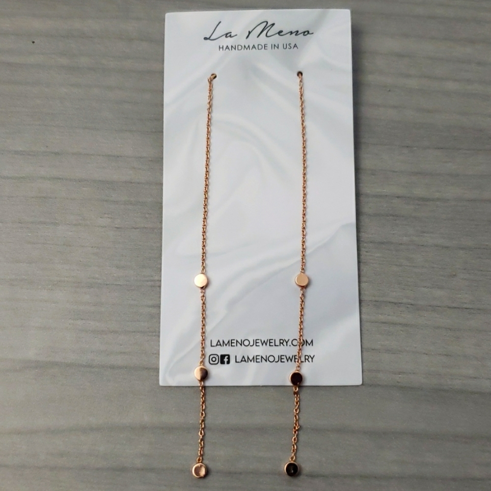LA Meno Linear Earrings
